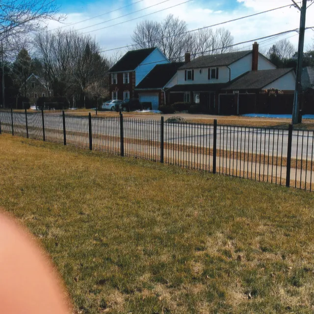 Custom steel fence in Courtice 2000