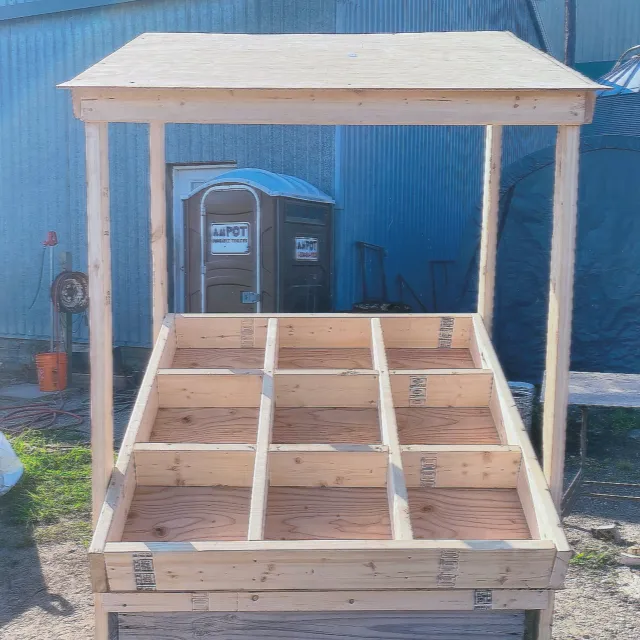 Bragg Farm vegetable stand built in 2023