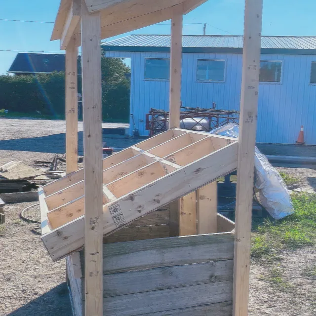 Vegetable stand built for Bragg Farms in Bowmanville