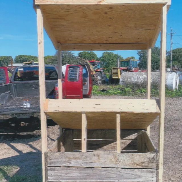 Vegetable stand built in 2023 for Bragg Farms