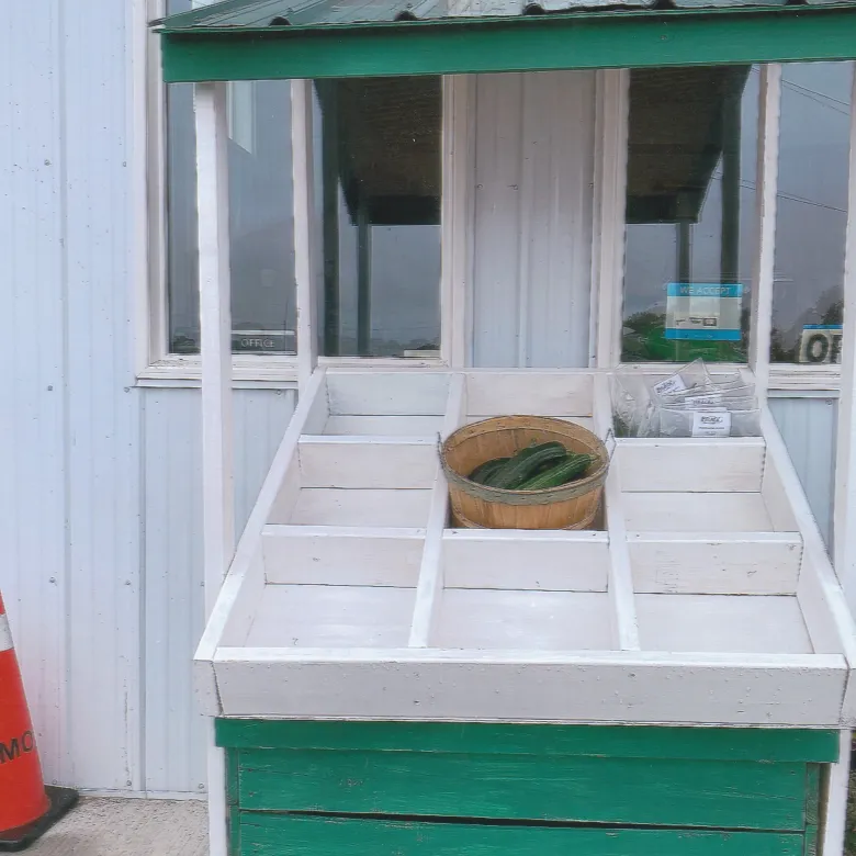 Bragg Farm vegetable stand build in 2023