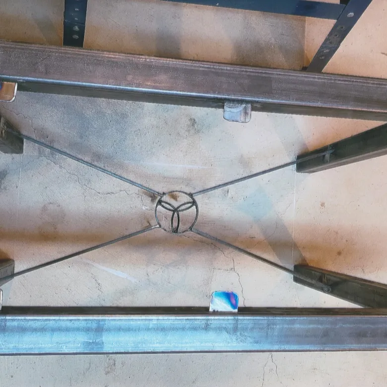 Celtic metal table in Cobourg