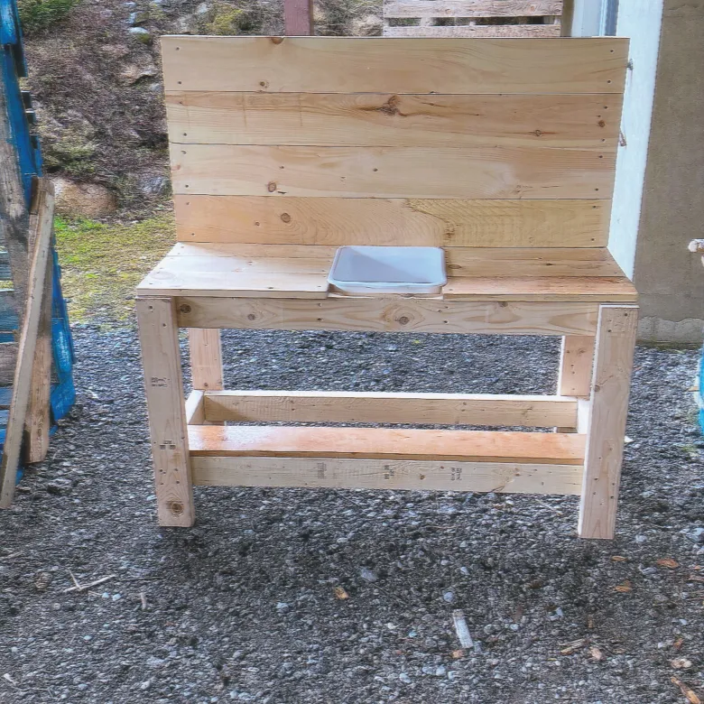 Wooden playstation for children