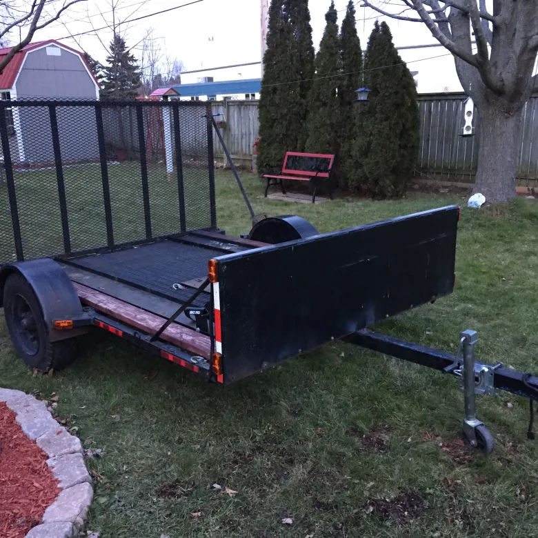 Cobourg motorcycle trailer repair finished